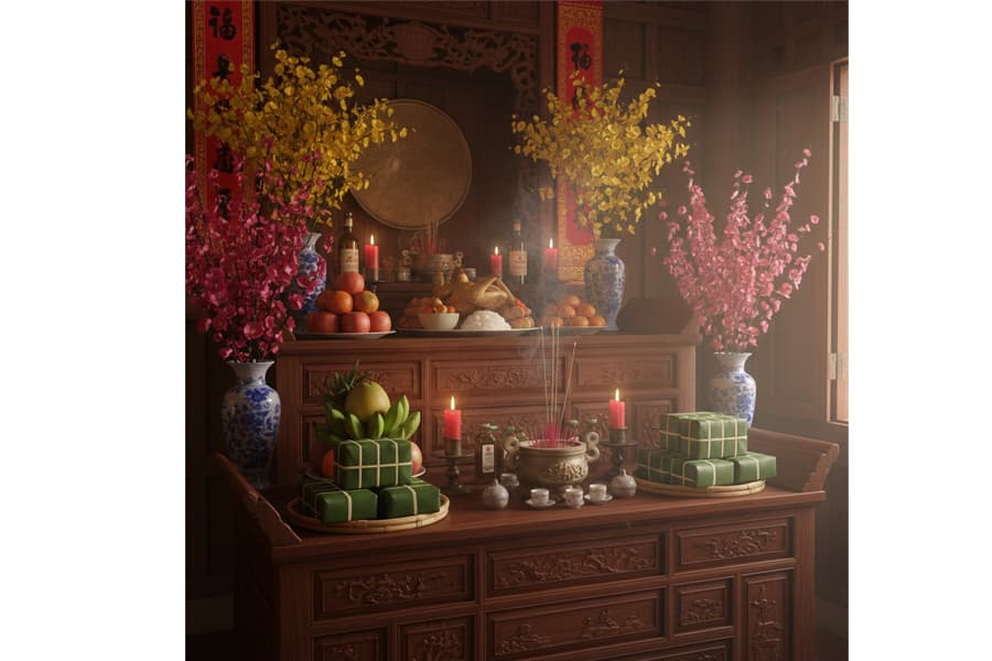 Ảnh: ý nghĩa tết nguyên đán trong văn hóa tâm linh người việt